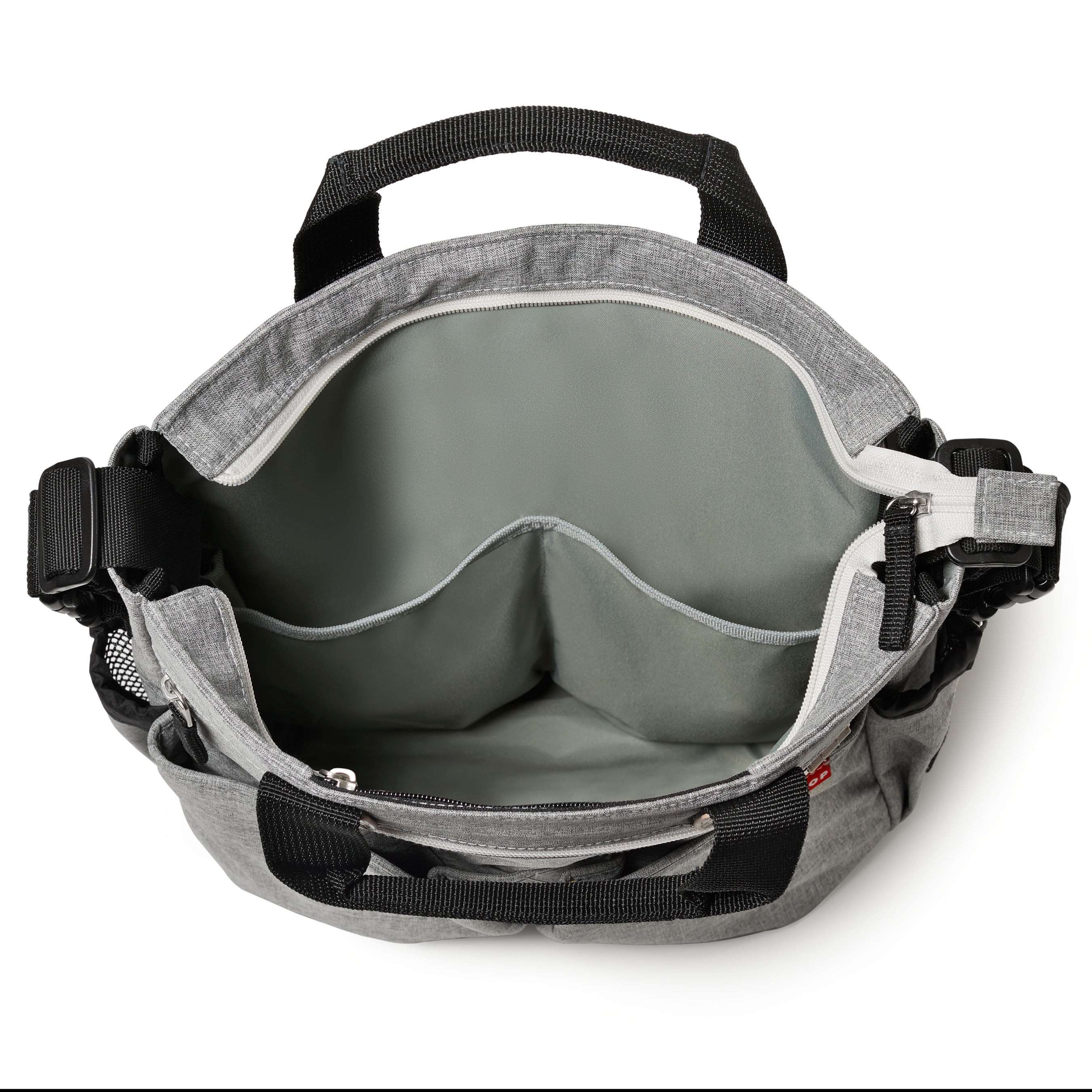 Skip Hop Grey Melange Duo Signature Diaper Bag