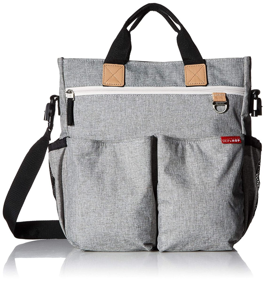 Skip Hop Grey Melange Duo Signature Diaper Bag
