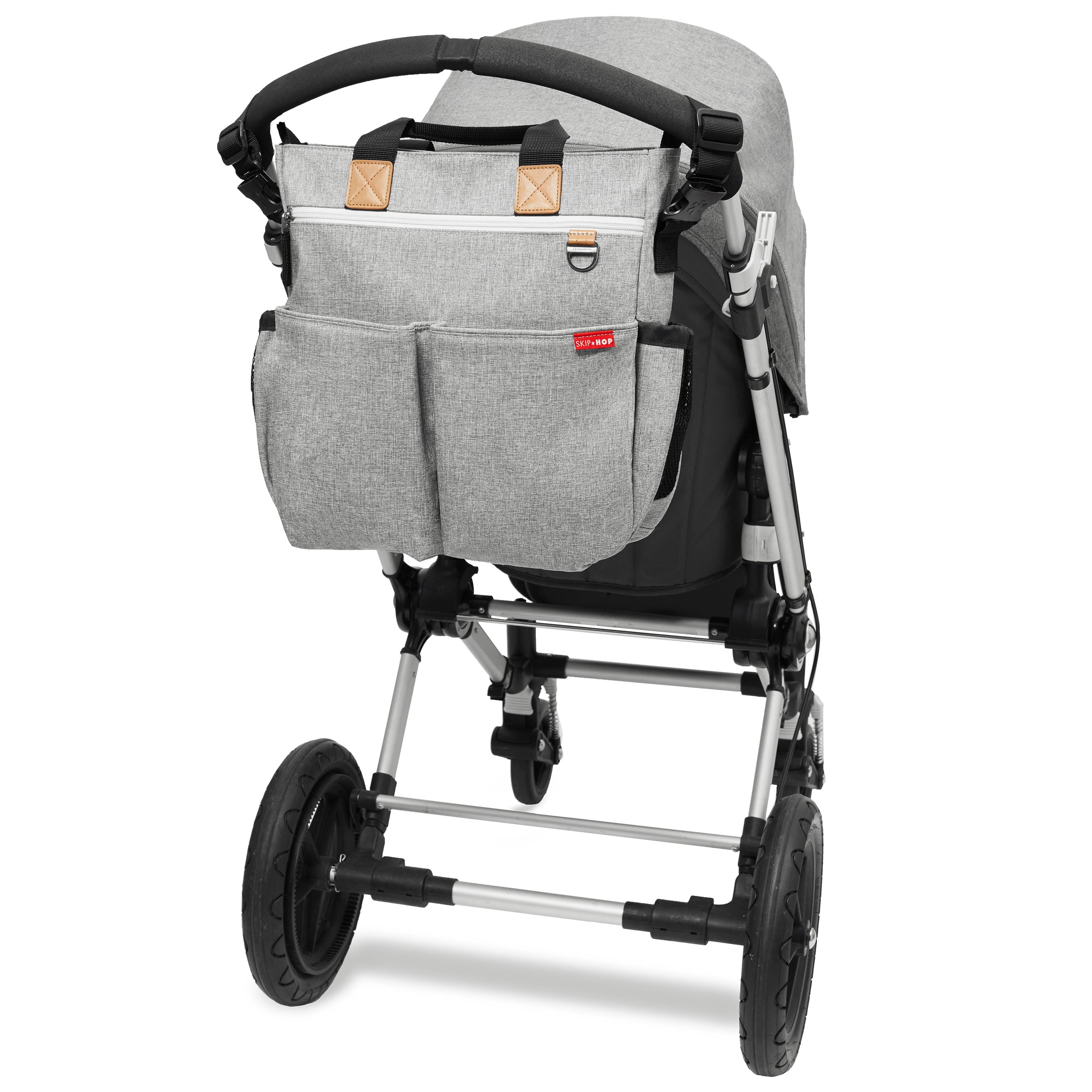 Skip Hop Grey Melange Duo Signature Diaper Bag
