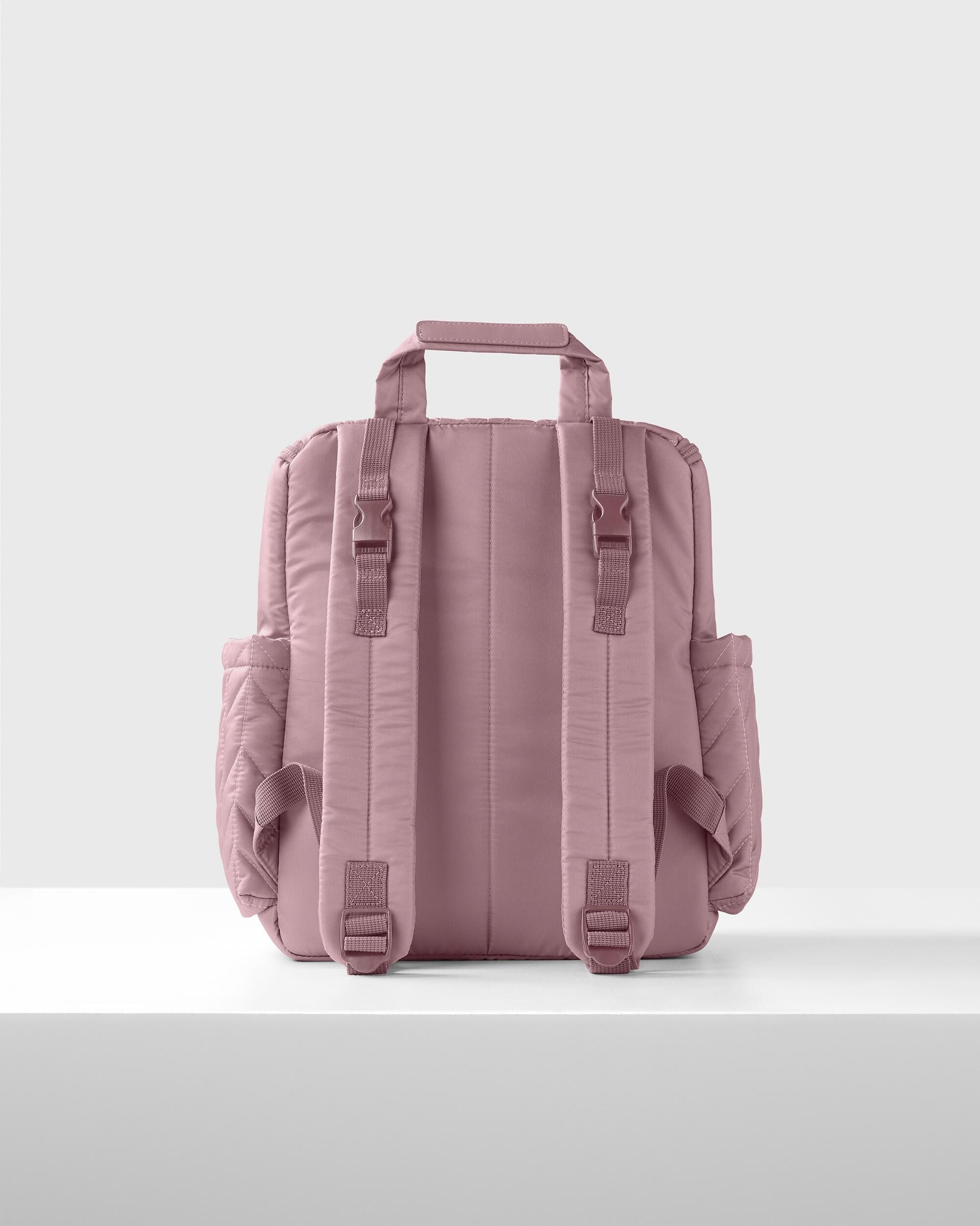 Forma Pink Lightweight Quilted Diaper Backpack For Babies