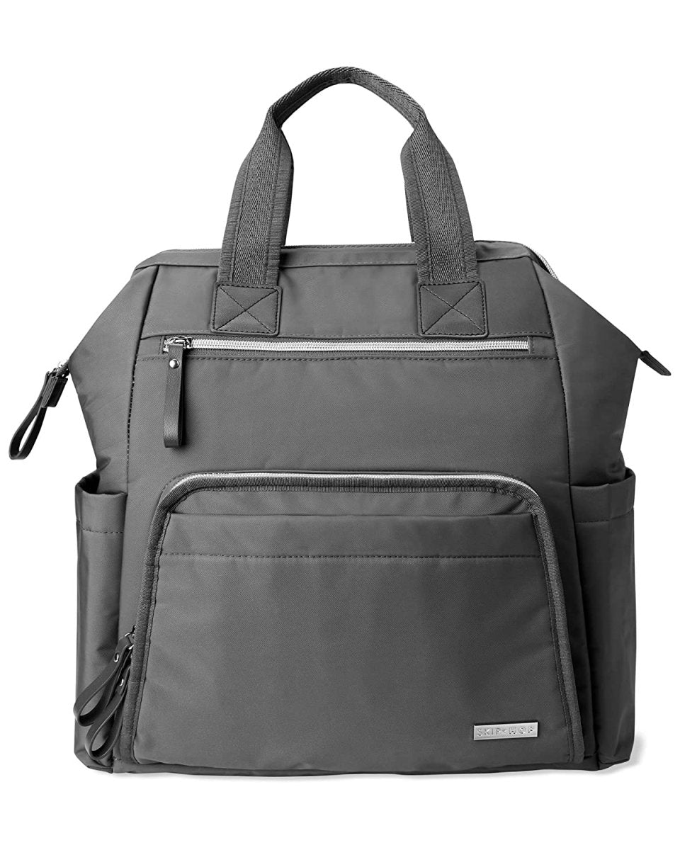 Skip Hop Mainframe Wide Open Diaper Backpack Charcoal 1.98lb