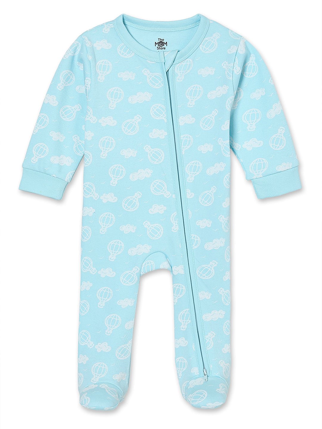  Sky Drift Infant Zipper Romper