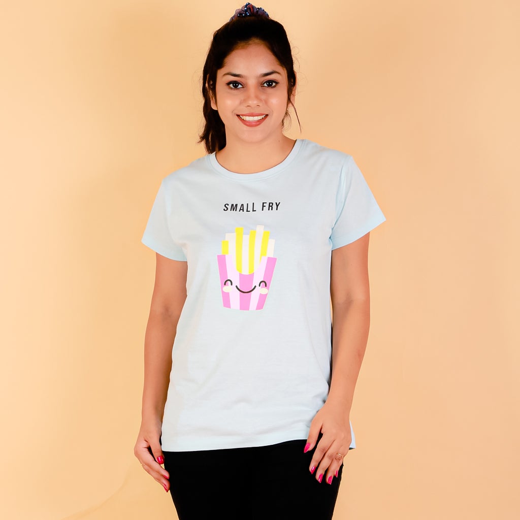 Big Fries Cotton Matching Family T-Shirt Twinning Combo Of 3