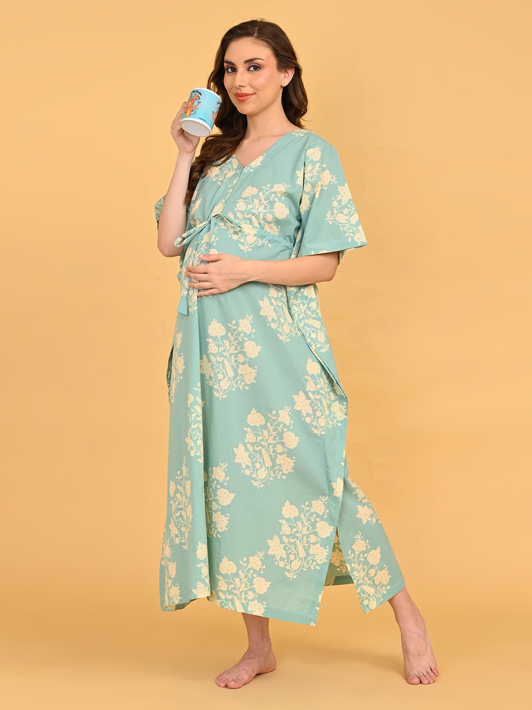  Splash Story Maternity and Nursing Kaftan Nighty Multi