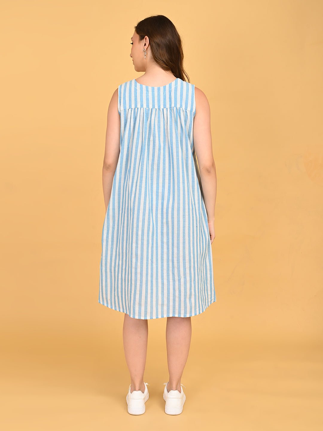  Stripe Duet Maternity and Nursing Shacket Dress Multi