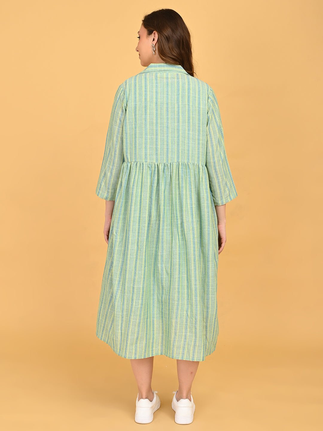  Stripe Duet Maternity and Nursing Shacket Dress Multi