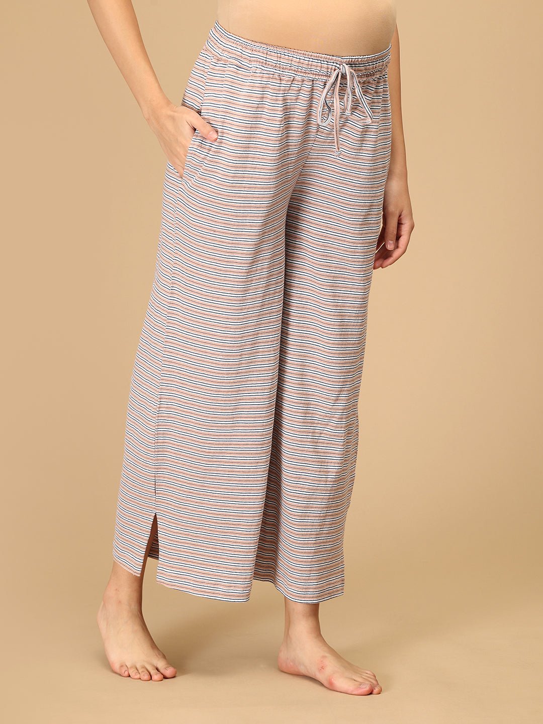  Stripe Me Snoozy Maternity and Nursing Nightwear Set Multi
