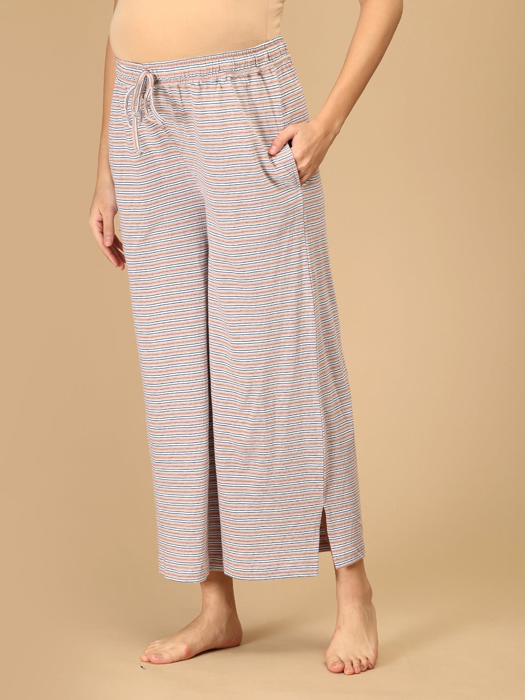  Stripe Me Snoozy Maternity and Nursing Nightwear Set Multi
