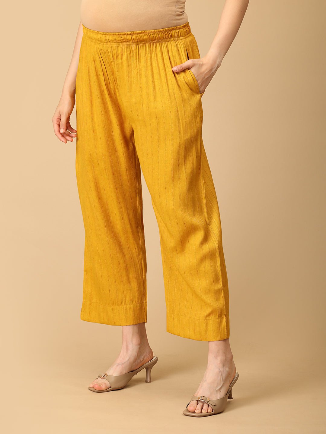  Sundaze Maternity and Nursing Co Ord Set Yellow