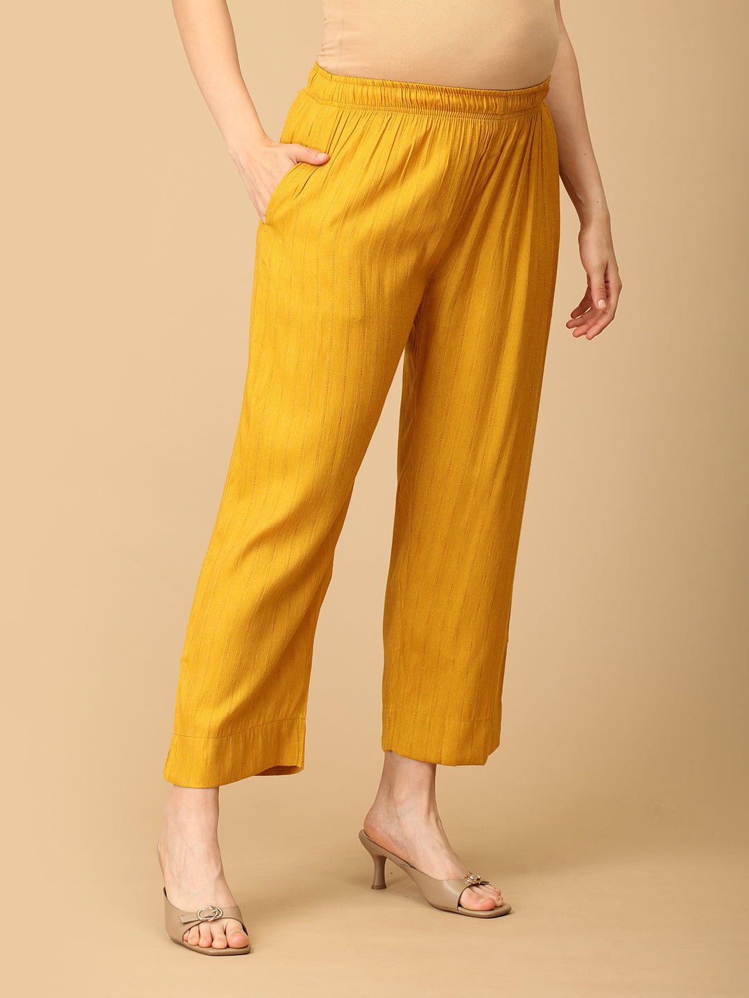  Sundaze Maternity and Nursing Co Ord Set Yellow