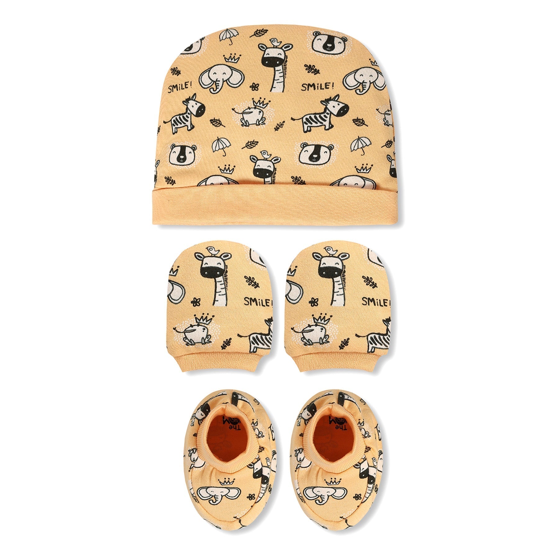 Sunset Safari 10 PCS Newborn Baby Gift Hamper Set With Milestone Cards