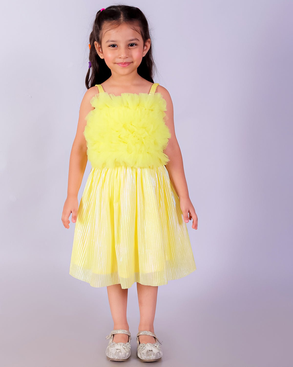 Yellow Sunshine Fairy Tale Tulle Co-Ord Set For Girls