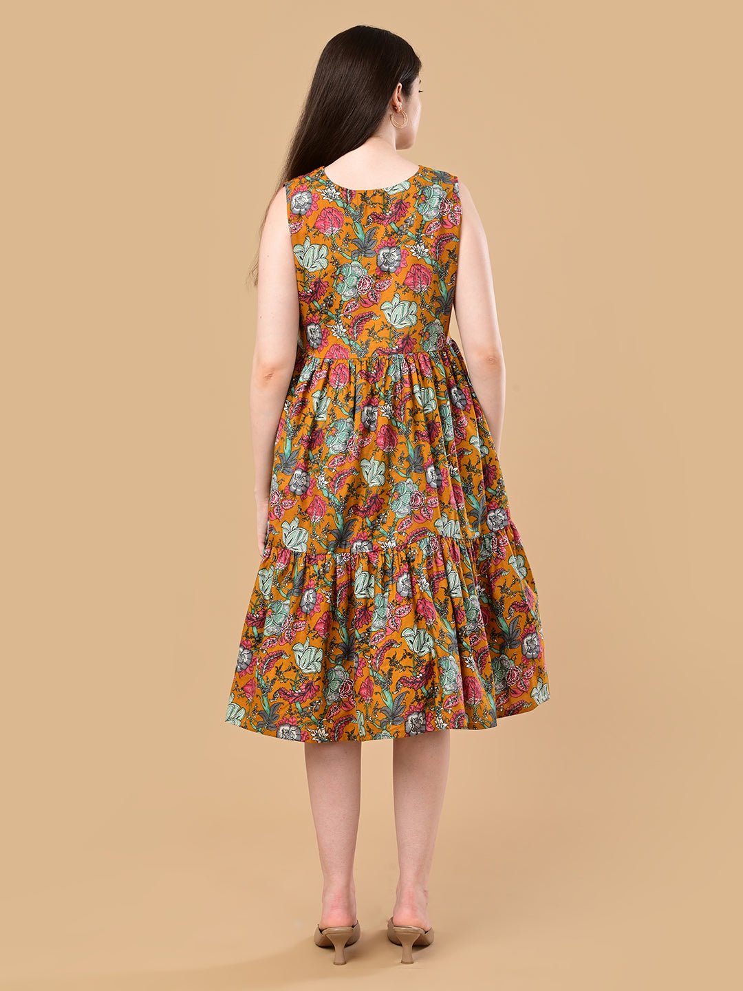  Sunshine State Maternity and Nursing Dress Yellow