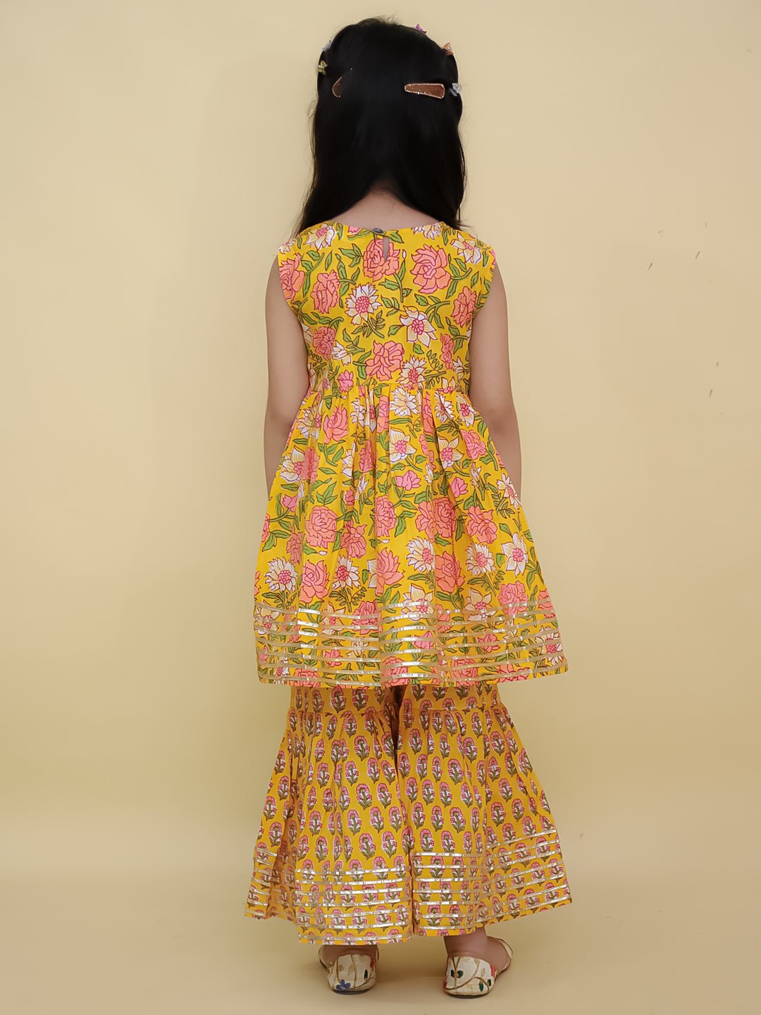 Sunshine Sultaana Girls Anarkali Sharara Set