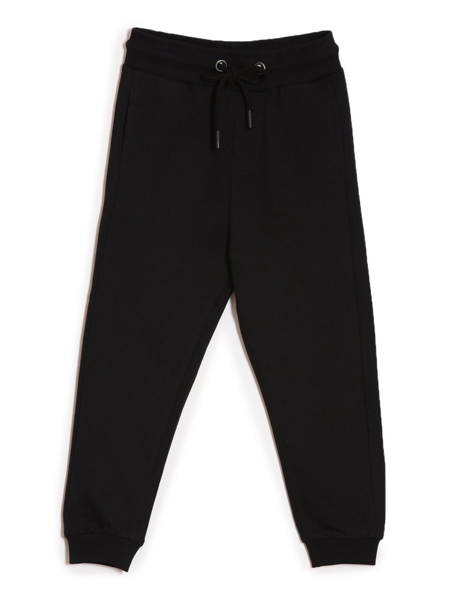  Black Sweet Girl Glitter Jogger Set For Kids