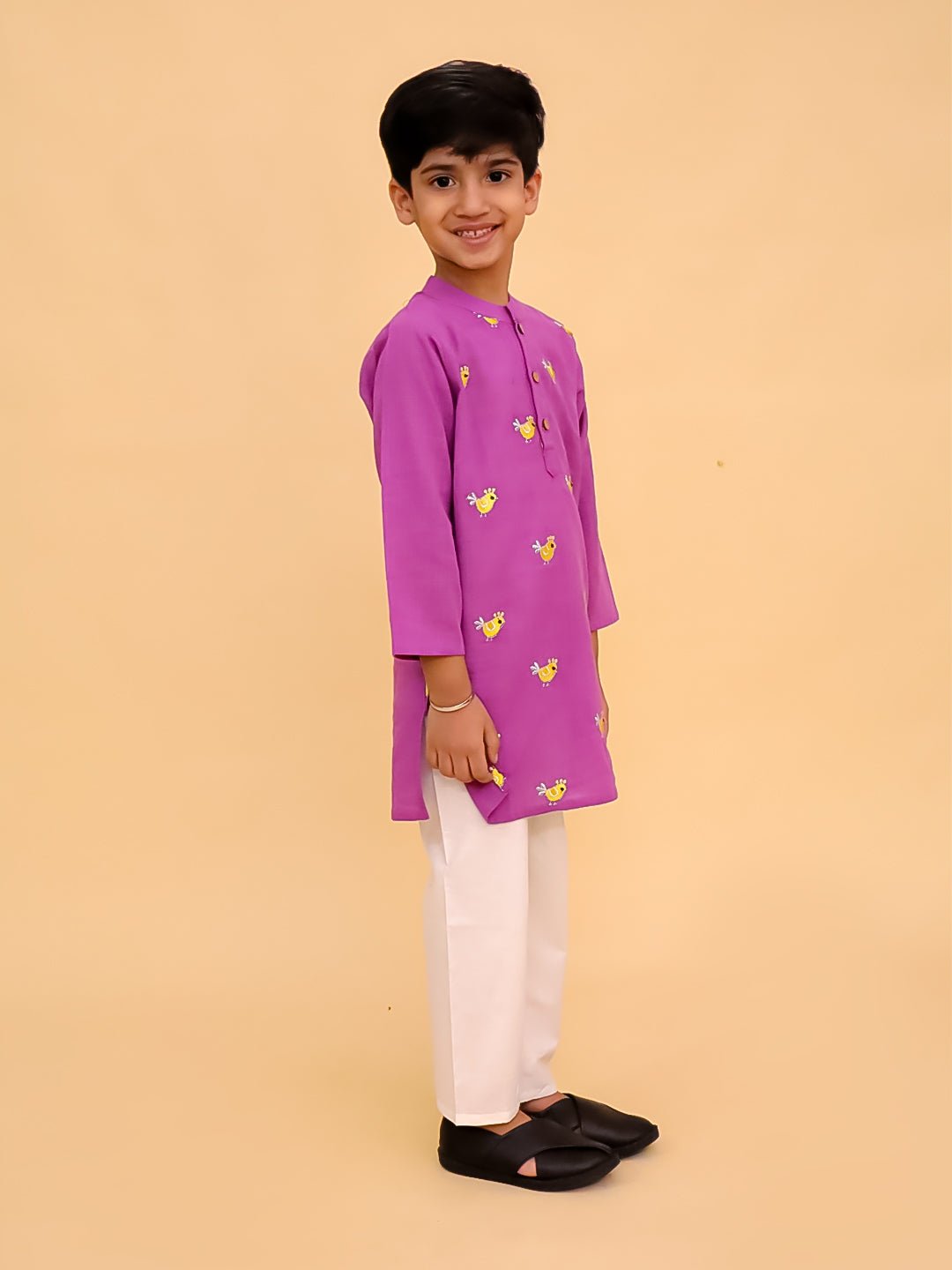 Tweet Dreams Boys Embroidered Kurta Pajama Set