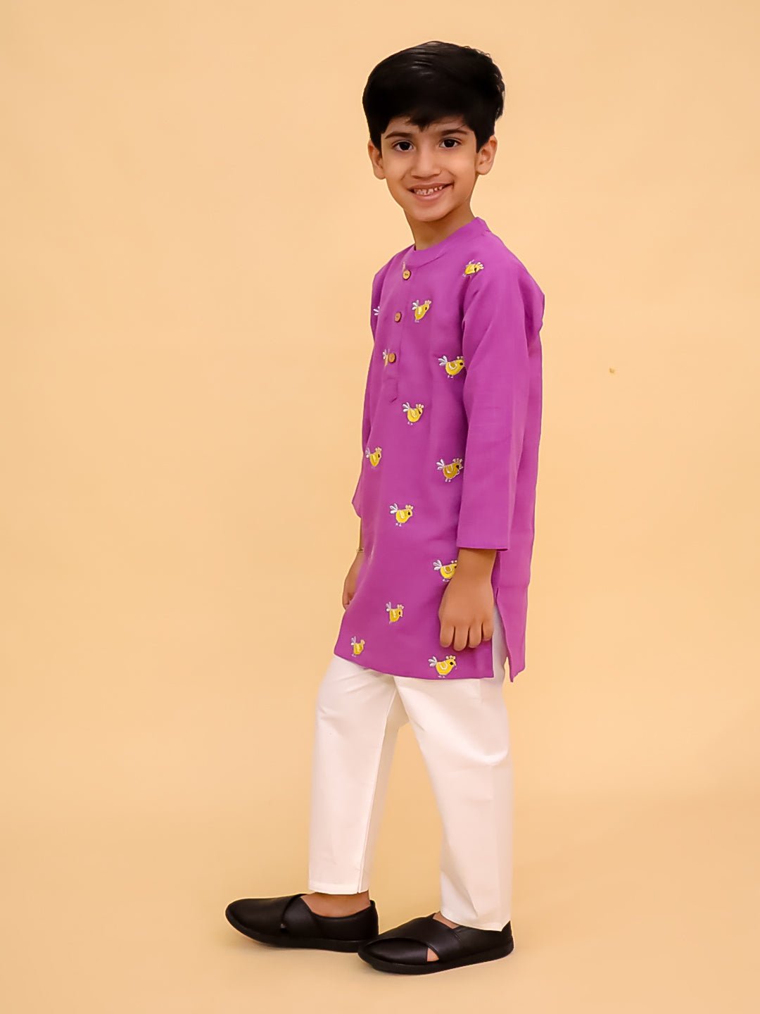 Tweet Dreams Boys Embroidered Kurta Pajama Set