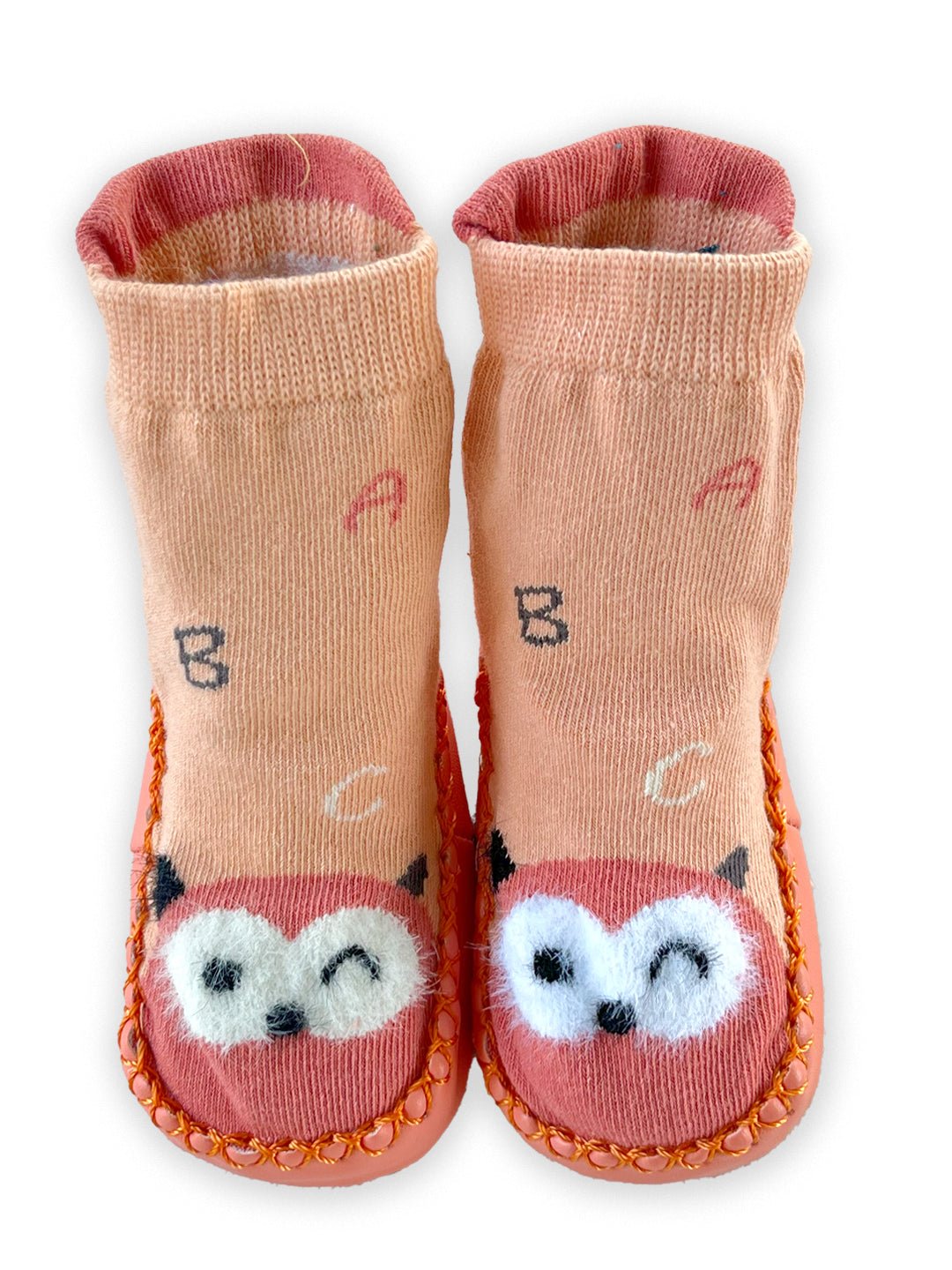 Mini Soul Yellow Twilight Toots Owl Print Anti Slip Socks