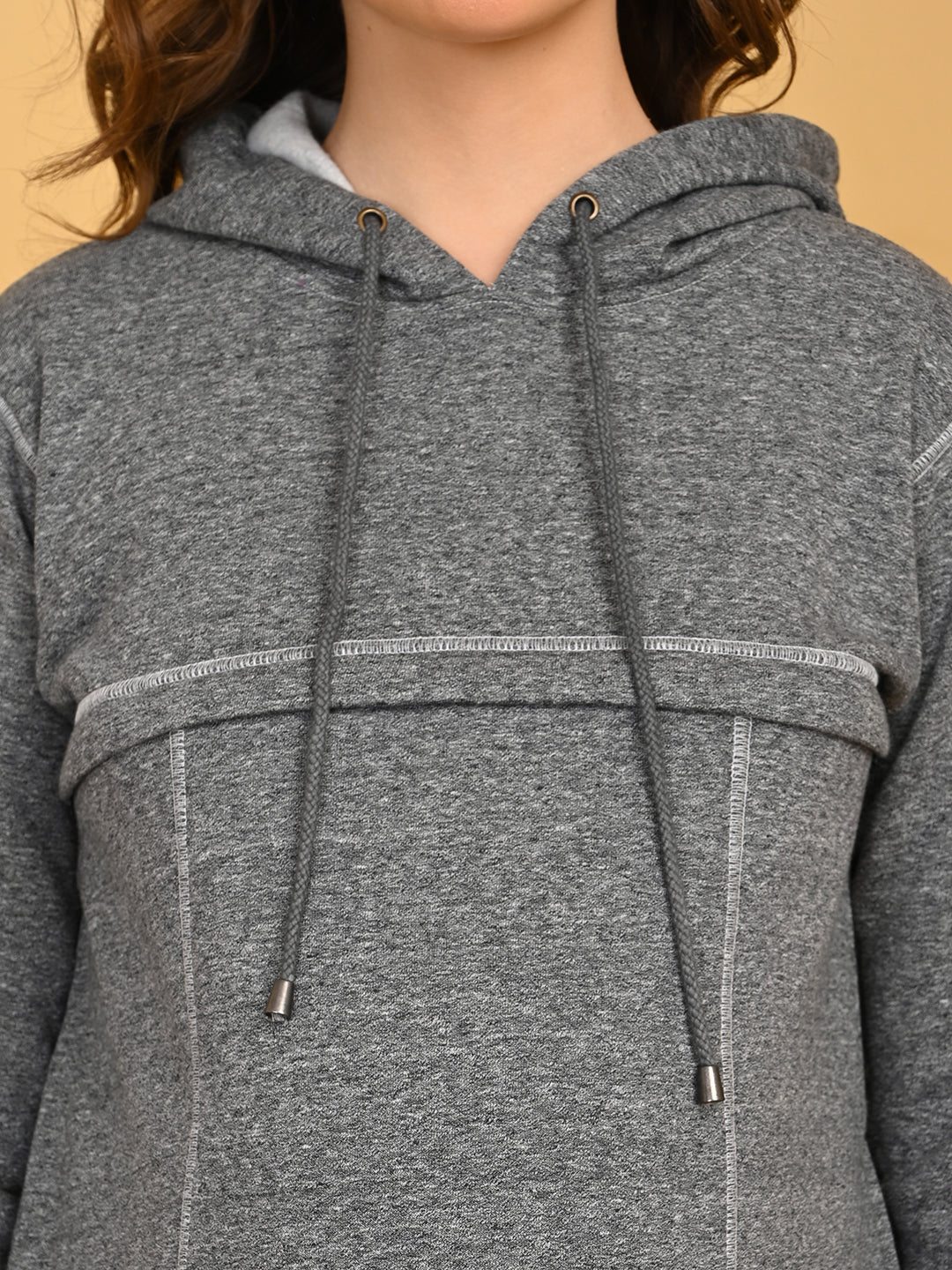  Undercover Cozy Maternity and Nursing Hoodie Dress Grey