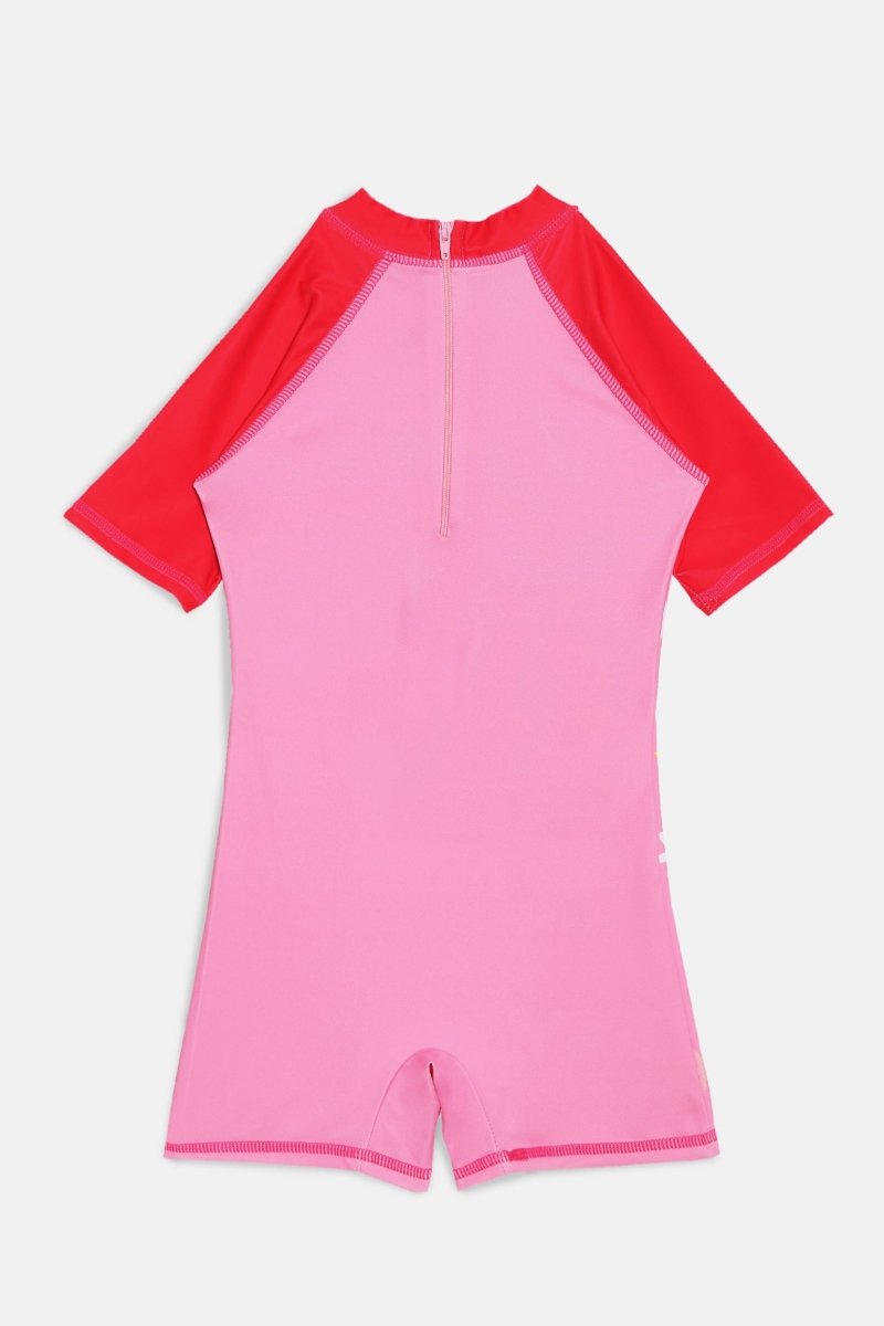 Unicorn Wonder Girls Swimsuit With Matching Cap