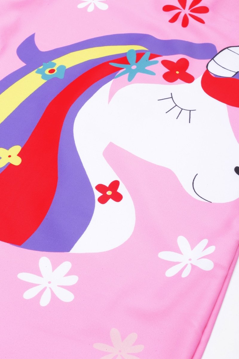 Unicorn Wonder Girls Swimsuit With Matching Cap