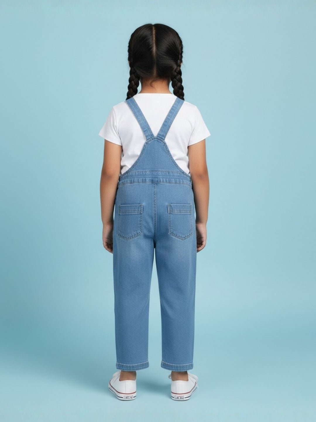 Blue Denim Unisex Classic Pinafore Dungaree