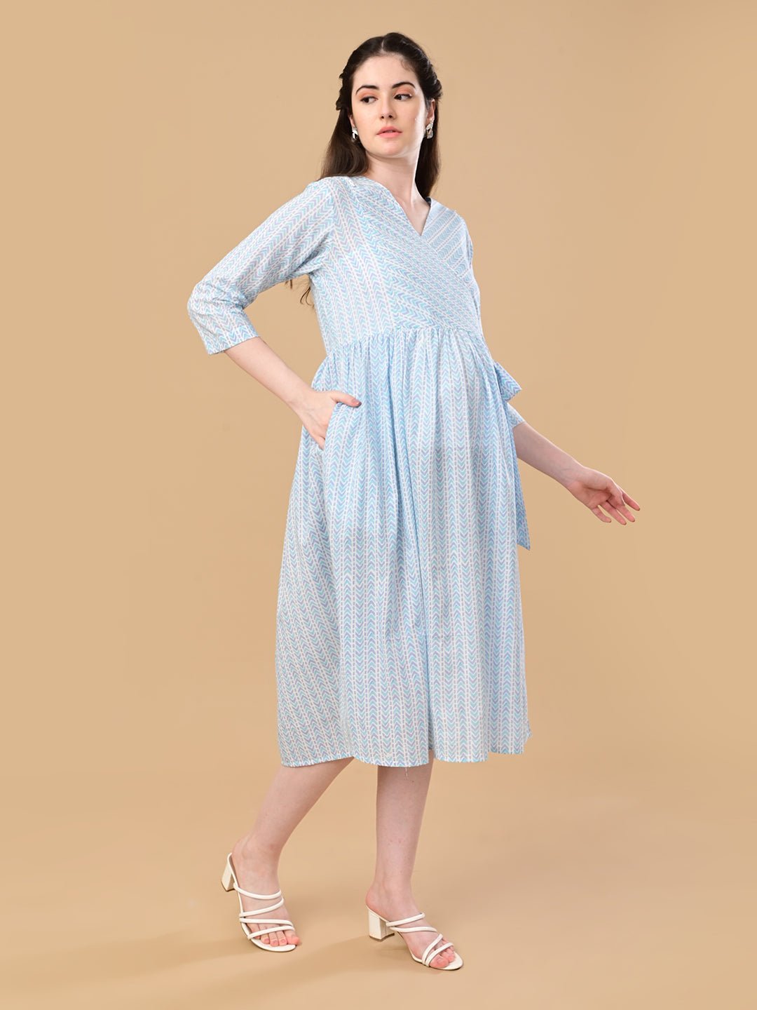  Urban Kaleido Maternity and Nursing Dress Multi