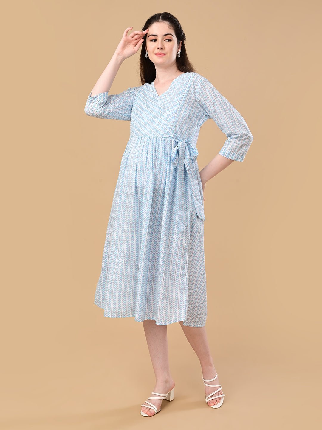  Urban Kaleido Maternity and Nursing Dress Multi