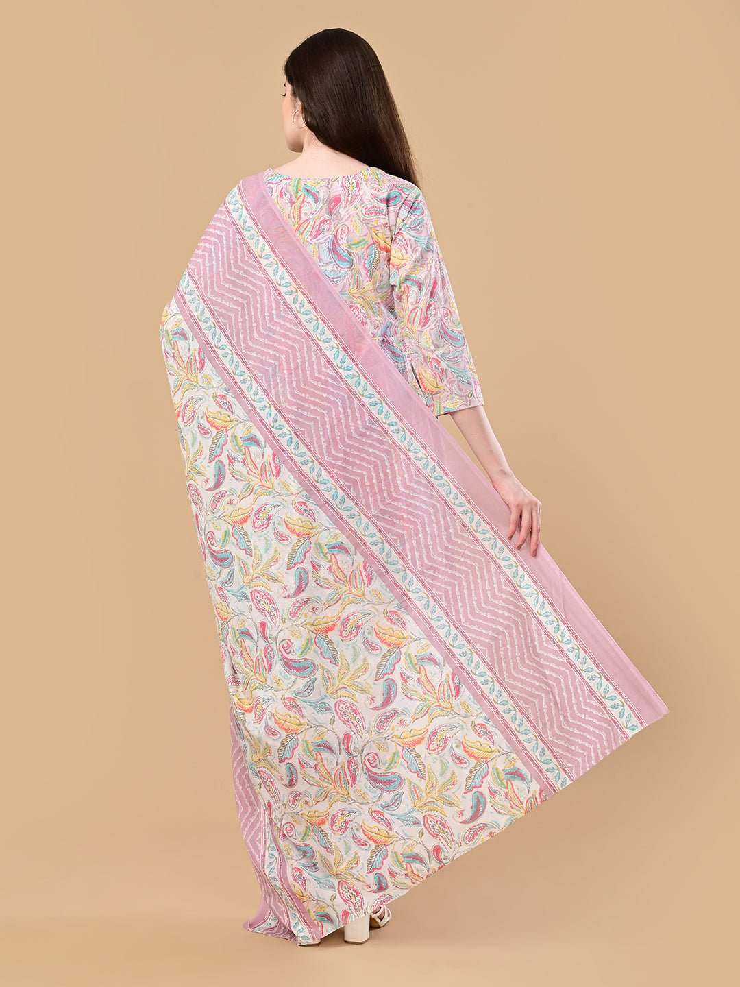  Vivid Vibes Maternity and Nursing Kurta Set Multi
