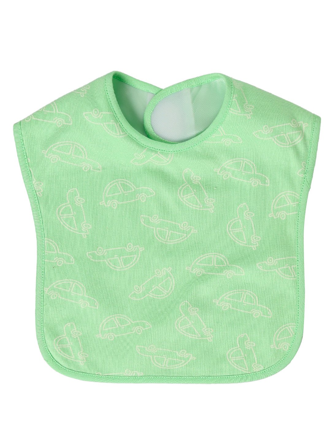 Vroom Vroom 100% Cotton Waterproof Feeding Bib For Babies
