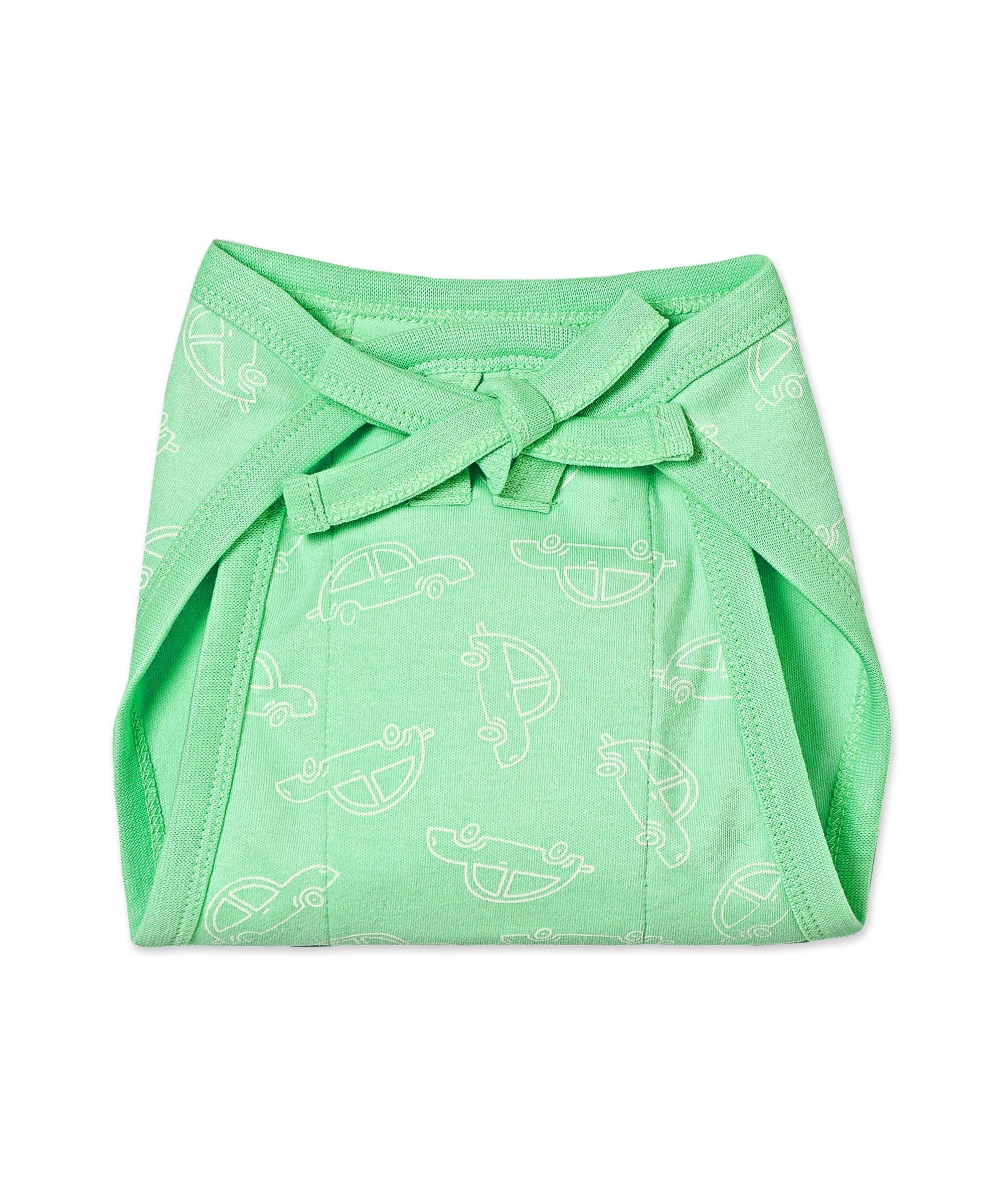 Vroom Vroom Reusable Cotton Nappy With Built In Terry Pad For Babies