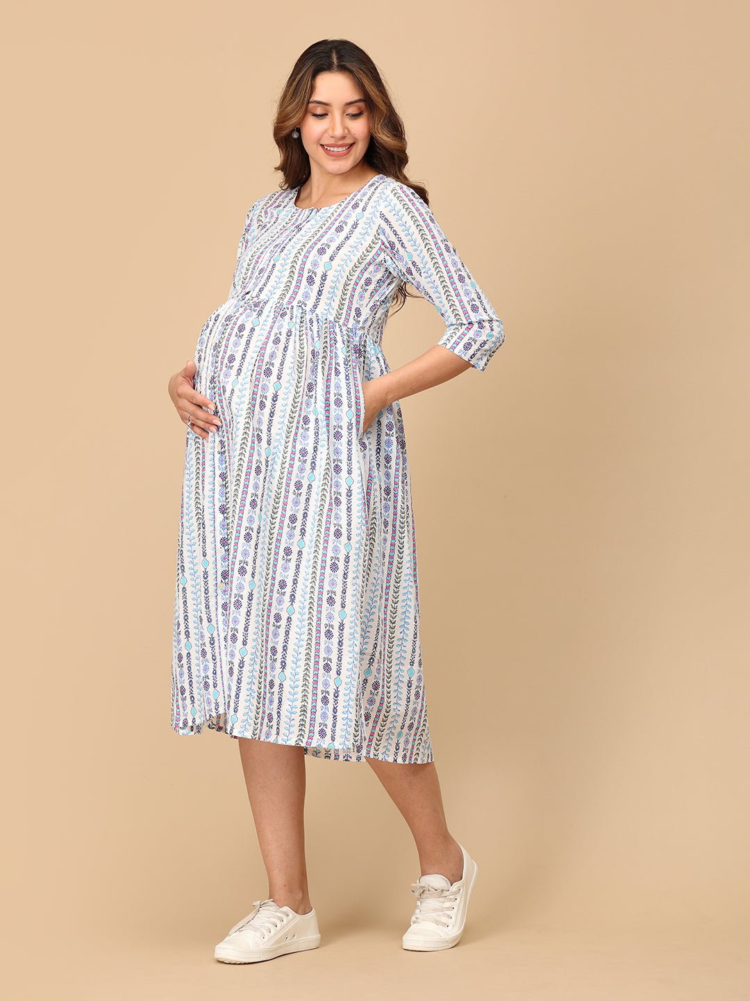  Whiff of Wonder Maternity and Nursing Dress Multi