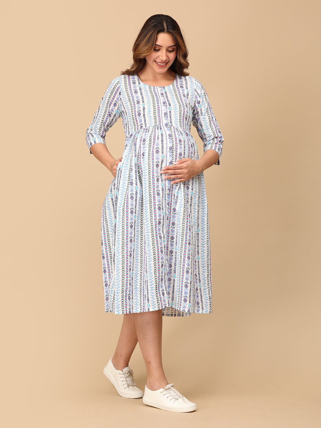  Whiff of Wonder Maternity and Nursing Dress Multi