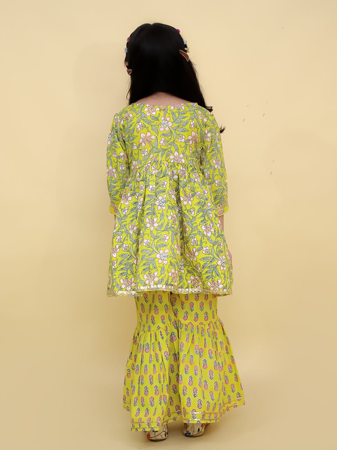 Zarahaat Girls Anarkali Sharara Set